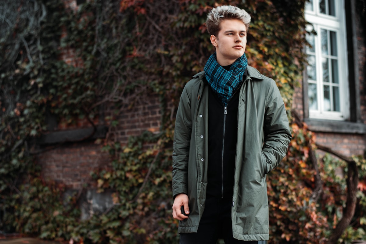 Wool coat formal styling